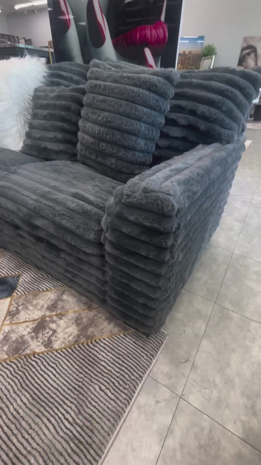Charcoal Luxe Cloud Couch